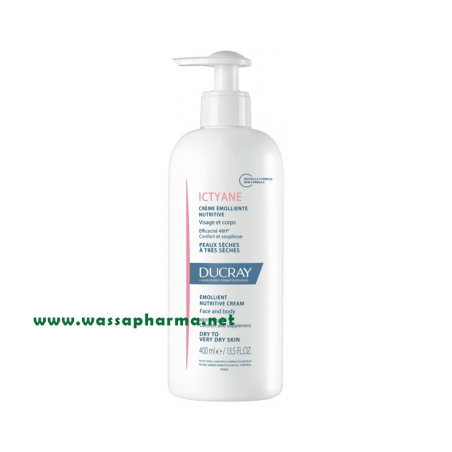 DUCRAY ICTYANE CREME EMOLLIENTE NUTRITIVE 400ML