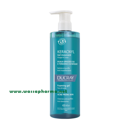 DUCRAY KERACNYL GEL MOUSSANT 400ML