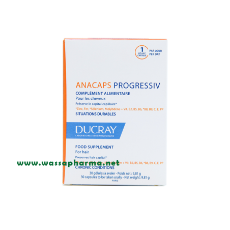 DUCRAY - ANACAPS PROGRESSIV GELULE B/30