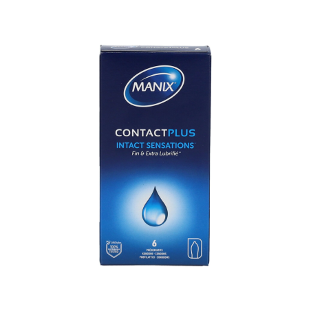MANIX - CONTACT PLUS INTACT SENSATIONS - B/6