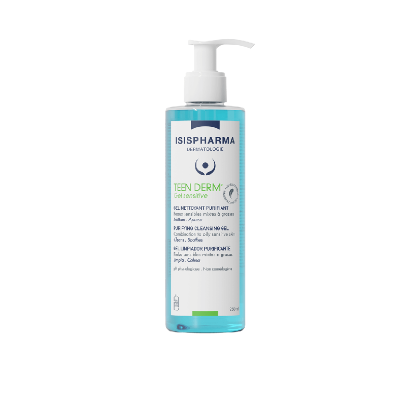 Teen Derm Gel sensitive | Gel nettoyant purifiant - 250ML