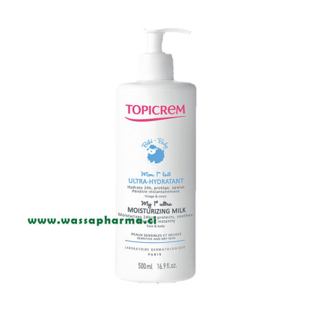 TOPICREM BEBE LAIT ULTRA HYDRATANT  500ML