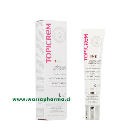 Topicrem Mela - Crème Nuit Anti-Taches 40 ML