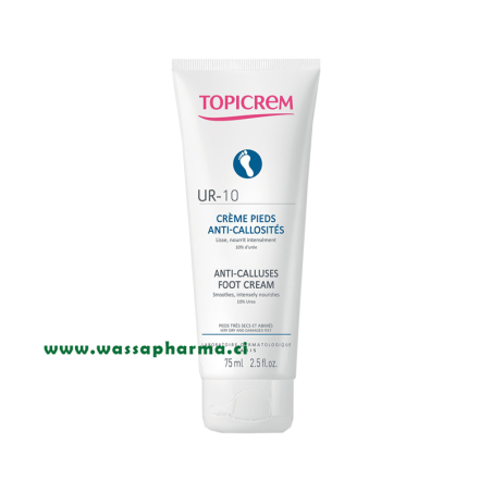 TOPICREM UR10 - Crème pied Anti-Callosités 75ML