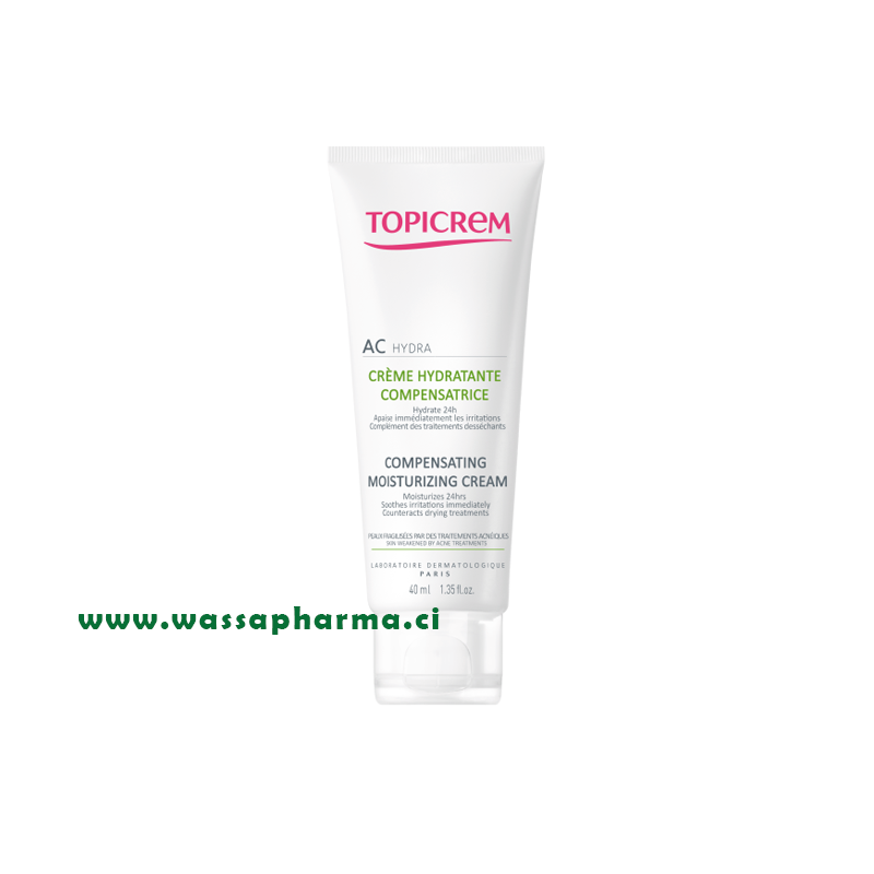 TOPICREM AC HYDRA - Crème hydratante compensatrice 40ML