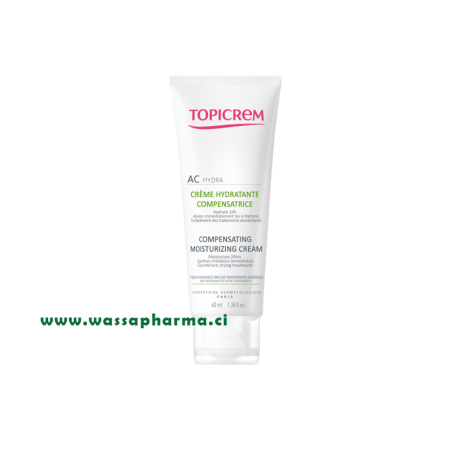 TOPICREM AC HYDRA - Crème hydratante compensatrice 40ML