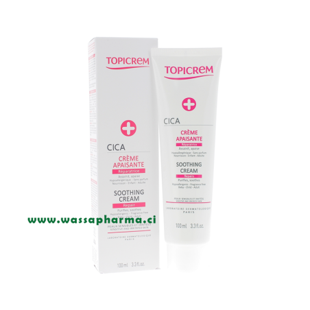 Topicrem CICA - Crème Apaisante Réparatrice 100 ML